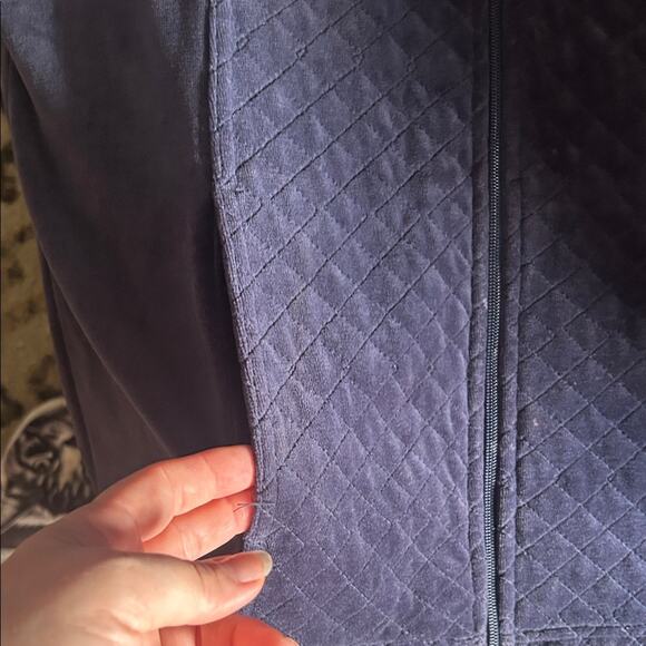 White Stag Dark Blue Quilted Vest with Pockets - Picture 3 of 5
